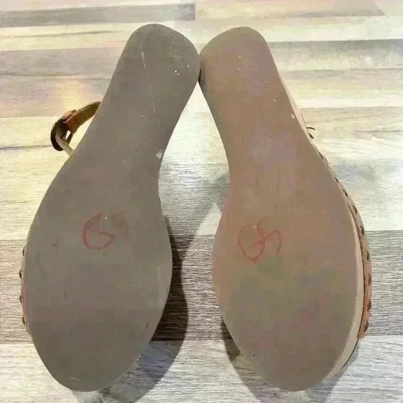 Revolve Matisse Platform Tiegs wedge Heel in Cognac Sz. 8M - Picture 8 of 8